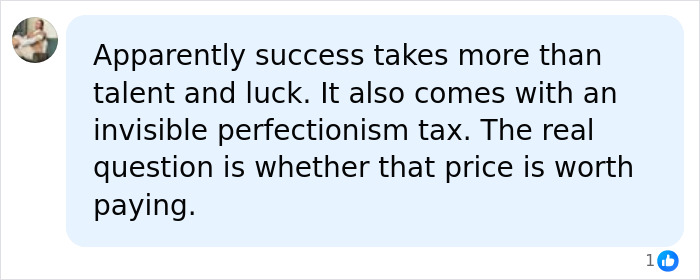 A comment about success taking more than talent and luck, and the invisible perfectionism tax, reflecting on Jim Parsons personal price for fame. A comment about success taking more than talent and luck, and the invisible perfectionism tax, reflecting on Jim Parsons personal price for fame.