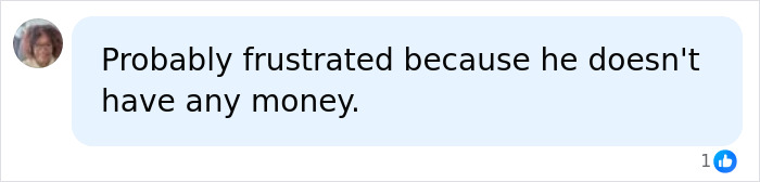 A social media comment about a Hollywood star's custody battle and his financial claims.