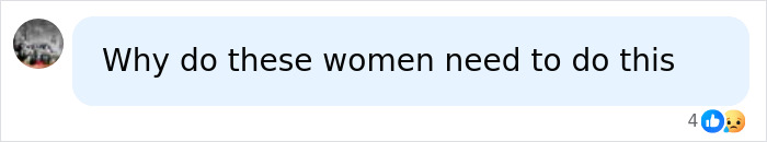 A social media comment questioning why women opt for surgery after a mother passes away from botched surgery. A social media comment questioning why women opt for surgery after a mother passes away from botched surgery.