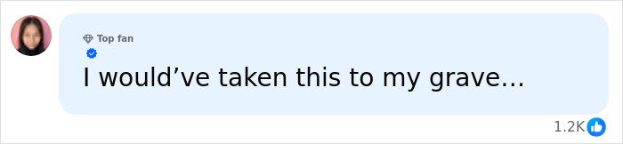 A social media comment expresses a desire to keep discoveries about a dad and Charles Manson a secret. A social media comment expresses a desire to keep discoveries about a dad and Charles Manson a secret.