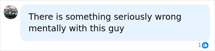 A comment stating there is something seriously mentally wrong with the Black Alien. A comment stating there is something seriously mentally wrong with the Black Alien.
