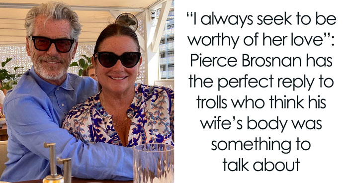 Cruel Trolls Go After Pierce Brosnan’s Wife Online, He Elegantly Shuts Down Every One Of Them