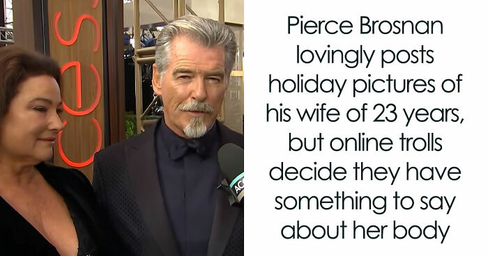 Cruel Trolls Go After Pierce Brosnan’s Wife Online, He Elegantly Shuts Down Every One Of Them
