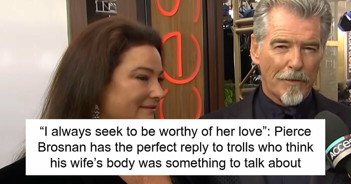 Cruel Trolls Go After Pierce Brosnan’s Wife Online, He Elegantly Shuts Down Every One Of Them