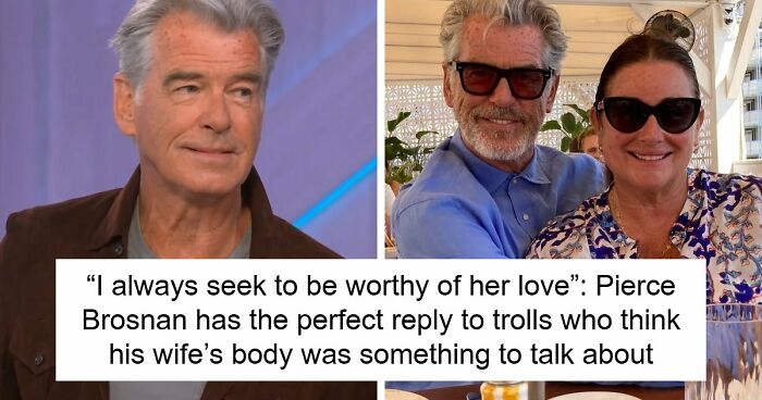 Cruel Trolls Go After Pierce Brosnan’s Wife Online, He Elegantly Shuts Down Every One Of Them