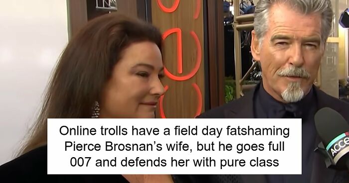 Cruel Trolls Go After Pierce Brosnan’s Wife Online, He Elegantly Shuts Down Every One Of Them