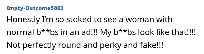 A user expressing excitement about seeing normal body types in a Playboy ad, part of the makeover. A user expressing excitement about seeing normal body types in a Playboy ad, part of the makeover.