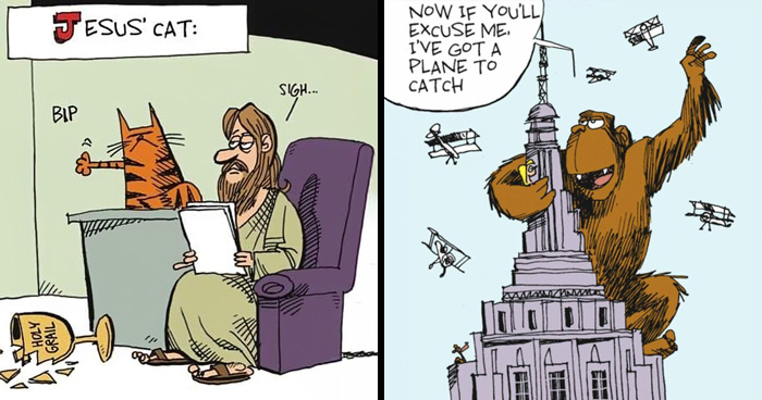 This Artist Gives Batman, Disney, Star Wars, And More A Clever Comedic Twist (23 Pics)