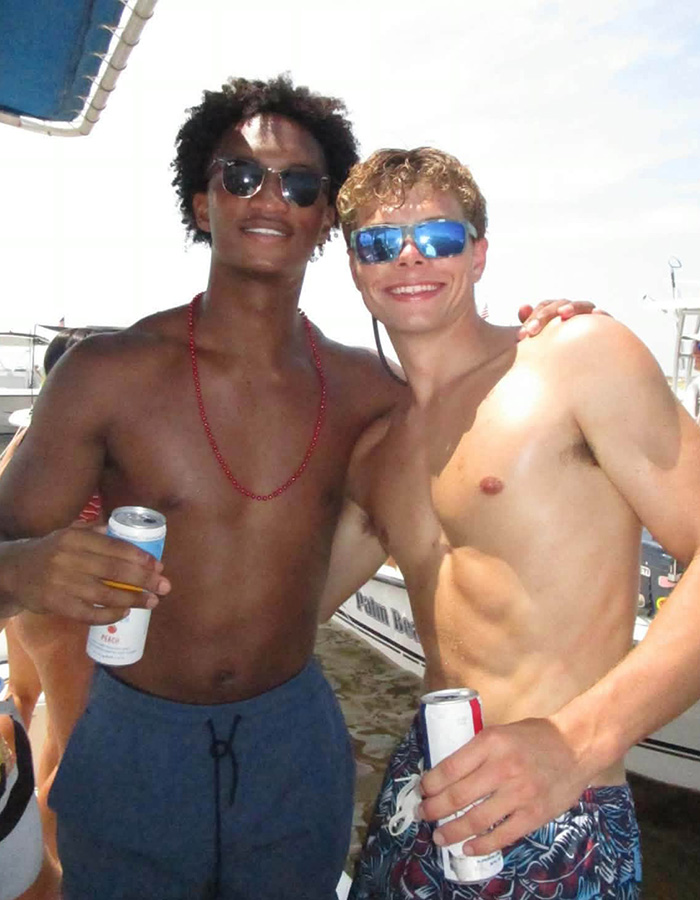 Two young men on a boat. Preliminary autopsy results for the Nolan Wells case raise questions.