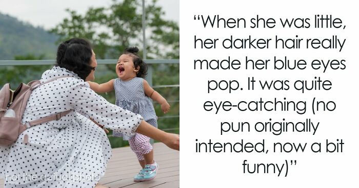 Mixed-Race Mom Invents Family Scandals For Fun, Tired Of Explaining Blue-Eyed Kid To Nosy Strangers
