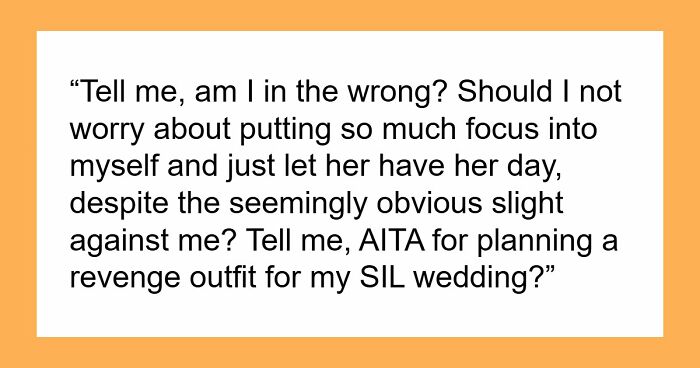 Woman Is Excluded By In-Laws Due To Losing Weight, Decides On Revenge Outfit For SIL’s Wedding