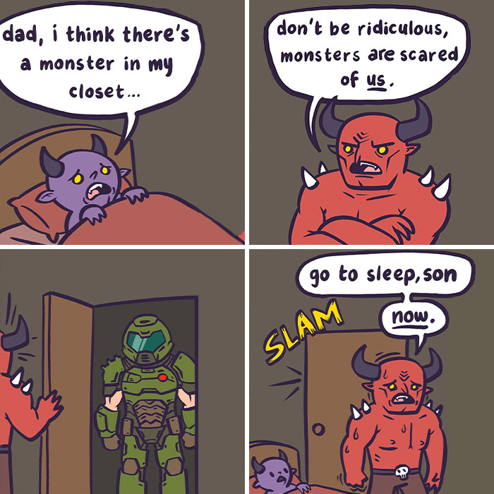 This Artist Created 25 Comics That Put A Hilarious Spin On Movies, Games, And Pop Culture