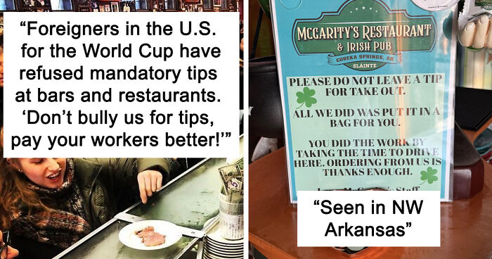 ‘End Tipping’: 93 Pics That Show Tipping Culture In The US Needs To Change (New Pics)