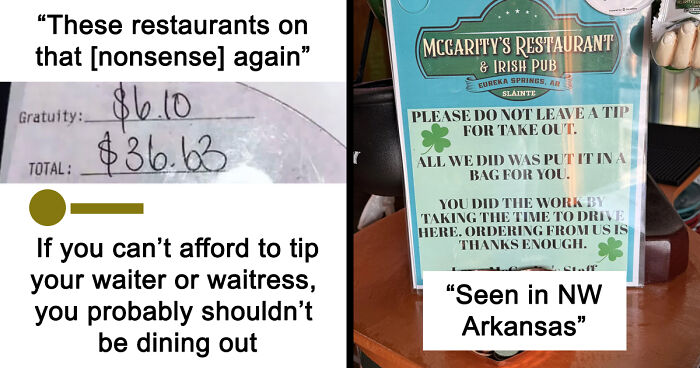 ‘End Tipping’: 93 Pics That Show Tipping Culture In The US Needs To Change (New Pics)