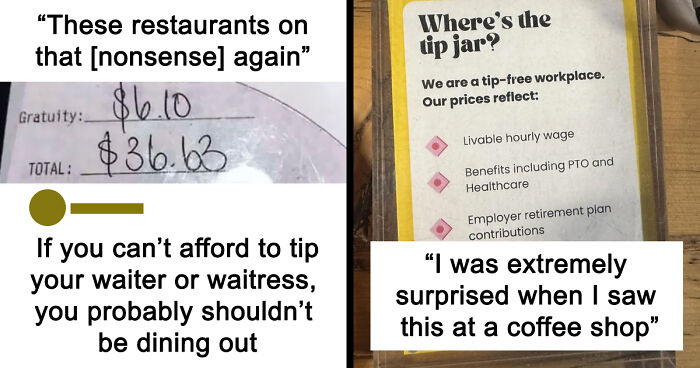 ‘End Tipping’: 93 Pics That Show Tipping Culture In The US Needs To Change (New Pics)