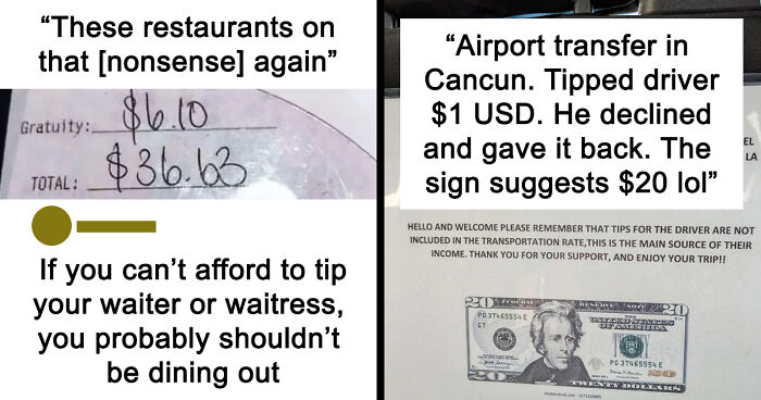 ‘End Tipping’: 93 Pics That Show Tipping Culture In The US Needs To Change (New Pics)