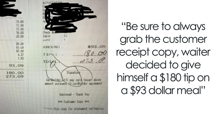 ‘End Tipping’: 93 Pics That Show Tipping Culture In The US Needs To Change (New Pics)