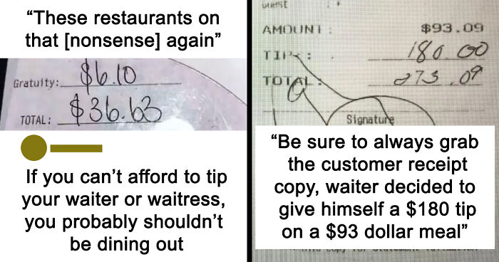 ‘End Tipping’: 93 Pics That Show Tipping Culture In The US Needs To Change (New Pics)