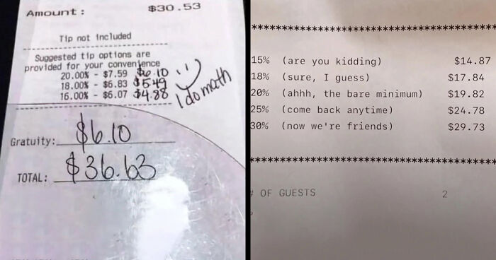 ‘End Tipping’: 93 Pics That Show Tipping Culture In The US Needs To Change (New Pics)