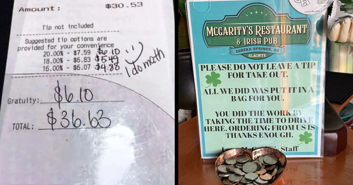 ‘End Tipping’: 93 Pics That Show Tipping Culture In The US Needs To Change (New Pics)