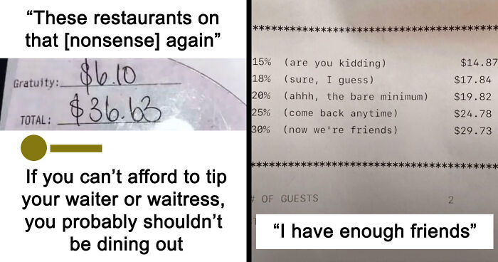‘End Tipping’: 93 Pics That Show Tipping Culture In The US Needs To Change (New Pics)