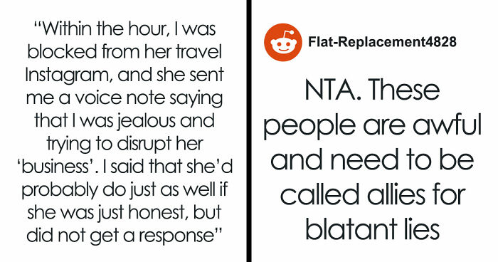 “Am I The Jerk For Sharing The Truth About A Friend’s ‘Solo Travel’ Page?”