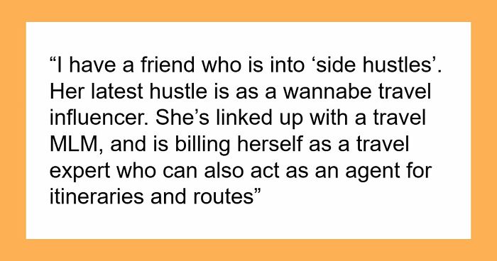 “Am I The Jerk For Sharing The Truth About A Friend’s ‘Solo Travel’ Page?”