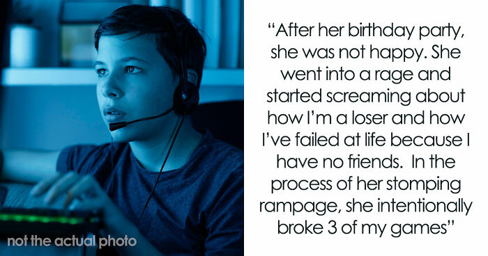 Siblings Have A Spat As Sis Doesn’t Get A Gift From Bro, She Goes Ballistic And Destroys His Games