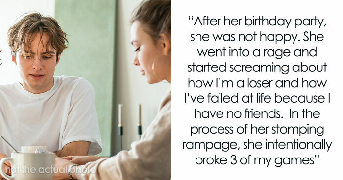 Siblings Have A Spat As Sis Doesn’t Get A Gift From Bro, She Goes Ballistic And Destroys His Games