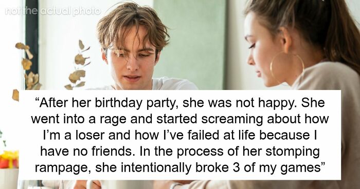Siblings Have A Spat As Sis Doesn’t Get A Gift From Bro, She Goes Ballistic And Destroys His Games