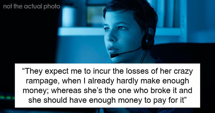 Siblings Have A Spat As Sis Doesn’t Get A Gift From Bro, She Goes Ballistic And Destroys His Games