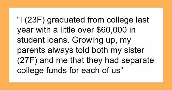 Woman Discovers Her College Fund Was Quietly Handed To Her Sister And Pulls Out Of The Wedding