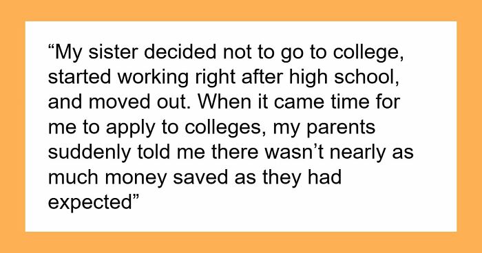 Woman Discovers Her College Fund Was Quietly Handed To Her Sister And Pulls Out Of The Wedding