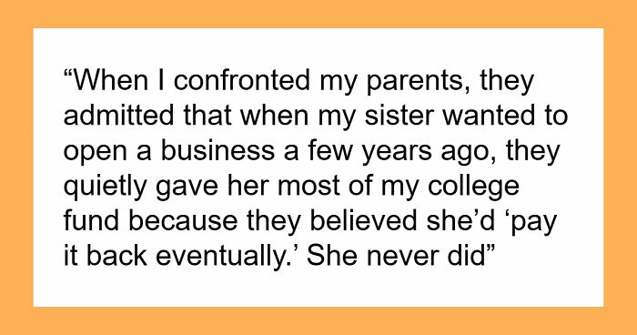 Woman Discovers Her College Fund Was Quietly Handed To Her Sister And Pulls Out Of The Wedding
