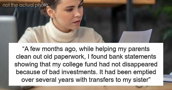 Woman Discovers Her College Fund Was Quietly Handed To Her Sister And Pulls Out Of The Wedding