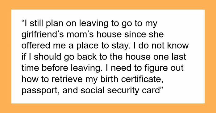 “Red Flags”: Controlling Stepdad Livid About 22YO’s Healthy Relationship, Threatens Homelessness