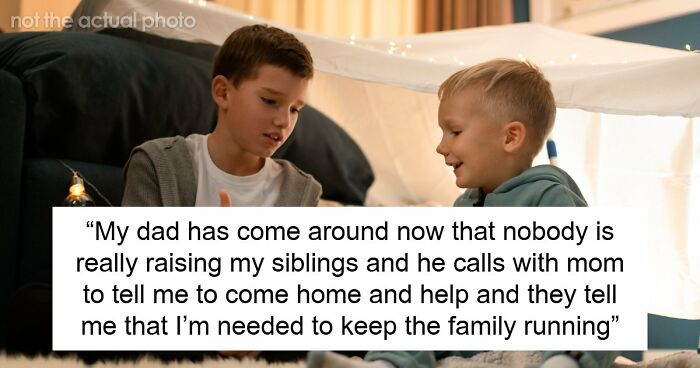 Man Says His Parents Ruined His Childhood By Making Him Raise Their Kids, Refuses To Return
