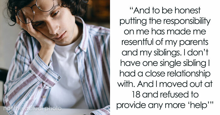 Man Says His Parents Ruined His Childhood By Making Him Raise Their Kids, Refuses To Return