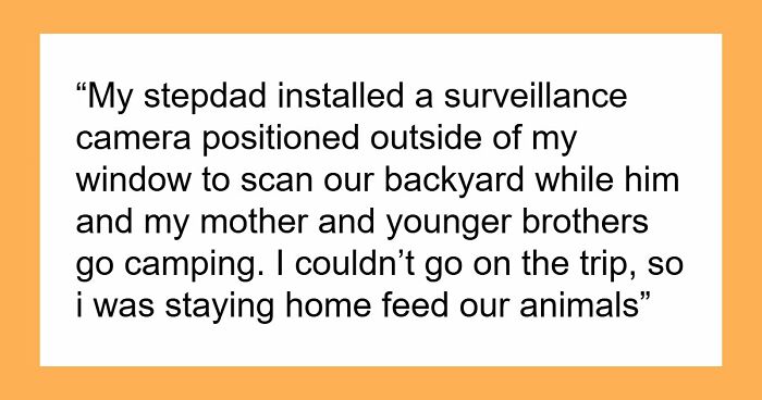 Stepdad Plants Spy Cam In 21YO’s Room, She’s Devastated As Mom Still Stays With The Guy