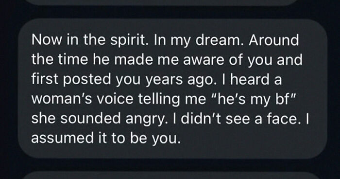 Woman Gets Super Weird Message About Her Boyfriend, Left Creeped Out And Confused