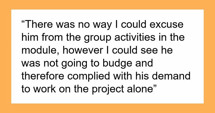 Student Blames Everyone Around But Himself In His Failures, Demands A Solo Project And Fails Again