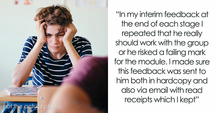 Student Blames Everyone Around But Himself In His Failures, Demands A Solo Project And Fails Again