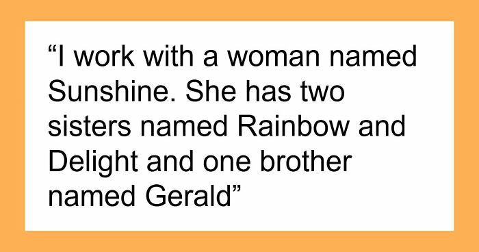 66 Kids With Unfortunate Names That Tell You About Their Parents Everything You Need To Know