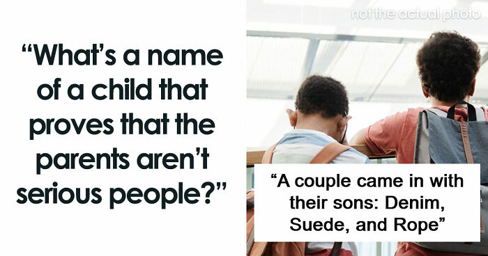 66 Kids With Unfortunate Names That Tell You About Their Parents Everything You Need To Know