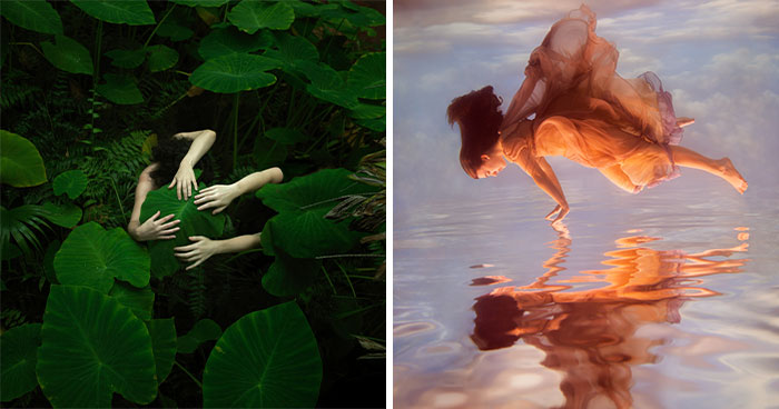This Photographer Creates Surreal Photos By Submerging Her Subjects In Water (27 Pics)