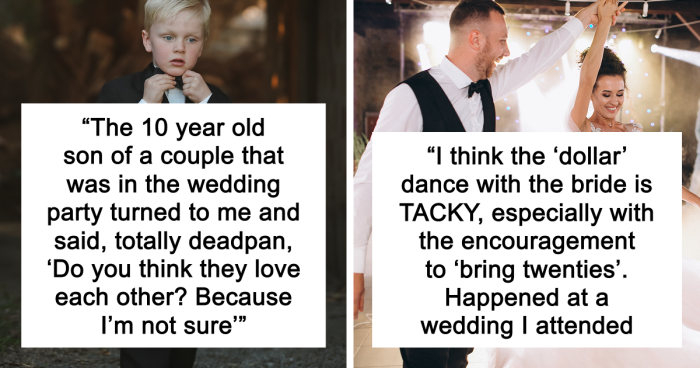 57 Weddings People Really Regret Spending Their Time And Money On
