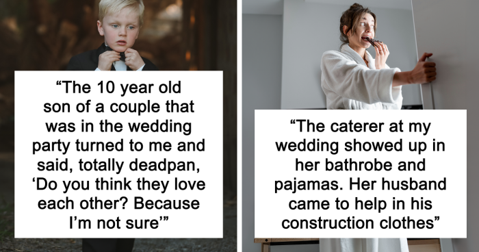 57 Weddings People Really Regret Spending Their Time And Money On