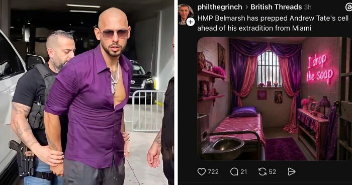 Manosphere’s Andrew Tate Got Arrested In Florida, And The Video Has Prompted Some Of The Best Memes In Ages