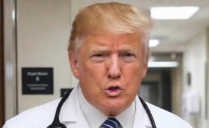 Trump Posts Unhinged Video With Him As A Doctor Diagnosing Different Celebrities With Derangement Syndrome