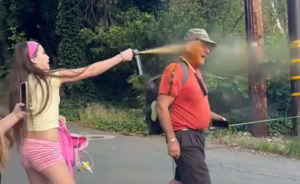 Male Karen Gets Bear Sprayed After Confrontation With Girls And Sparks Online Debate